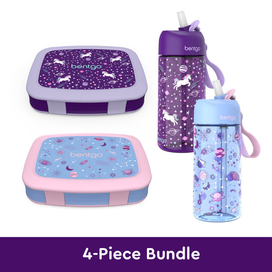 bentgo-kids-prints-lunch-boxes-and-water-bottles-w0 bentgo-lunch-box-bottle-bundle-unicorn-galaxy-1.jpg